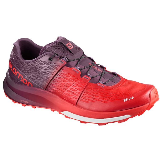 SALOMON S/LAB ULTRA Philippines - Men's Trail Running Shoes - Red/Purple | 697318-GLP